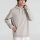 Толстовка с капюшоном унисекс Hoodie, дымчато-серая с нанесением логотипа