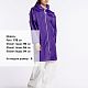 Дождевик Rainman Zip, фиолетовый с нанесением логотипа