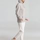 Толстовка с капюшоном унисекс Hoodie, дымчато-серая с нанесением логотипа