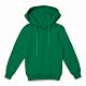 Худи детское Kirenga Kids 2.0, зеленое с нанесением логотипа