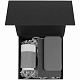 Коробка Eco Style, черная с нанесением логотипа
