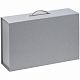 Коробка Big Case, серая с нанесением логотипа