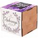 Набор для выращивания «Экокуб Lite», лаванда с нанесением логотипа