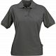 Рубашка поло женская Semora, серая (антрацит) с нанесением логотипа