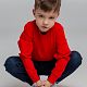 Свитшот детский Toima Kids, красный с нанесением логотипа