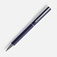 Ручка шариковая Blade Soft Touch, синяя с нанесением логотипа