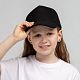 Бейсболка детская Standard Kids, черная с нанесением логотипа