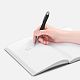 Ручка шариковая Arc Soft Touch, черная с нанесением логотипа