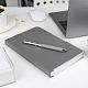 Ручка шариковая Eyeshot Soft Touch, серая с нанесением логотипа