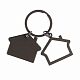 Брелок Gun Metal Dual Lodge с нанесением логотипа