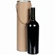 Тубус для бутылки Tinto, крафт с нанесением логотипа