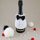 Аксессуар для бутылки Black Tie с нанесением логотипа