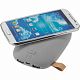 Аккумулятор с беспроводной зарядкой Pebble Wireless 9000 мАч, серый с нанесением логотипа