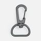 Застежка-карабин Snap Hook, M, серая с нанесением логотипа