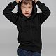 Худи детское Kirenga Kids 2.0, черное с нанесением логотипа