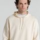 Толстовка с капюшоном унисекс Hoodie, светло-желтая с нанесением логотипа