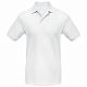 Рубашка поло Heavymill белая с нанесением логотипа