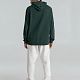 Толстовка с капюшоном унисекс Hoodie, темно-зеленый меланж с нанесением логотипа