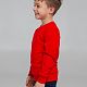 Свитшот детский Toima Kids, красный с нанесением логотипа
