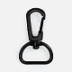 Застежка-карабин Snap Hook, M, черная с нанесением логотипа