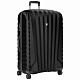 Чемодан Uno Zip Special L, черный с нанесением логотипа