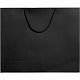 Пакет бумажный Ample Tote L, черный с нанесением логотипа