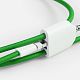 Кабель-ланьярд energyFlex Pro, зеленый с нанесением логотипа