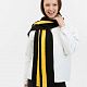 Шарф Winwear, черный с нанесением логотипа