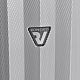 Чемодан Uno Zip Special L, серый с нанесением логотипа