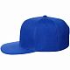 Бейсболка Snapback с прямым козырьком, ярко-синяя с нанесением логотипа