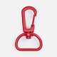Застежка-карабин Snap Hook, M, красная с нанесением логотипа