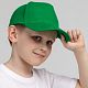 Бейсболка детская Standard Kids, зеленая с нанесением логотипа