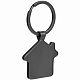 Брелок Gun Metal Lodge, графитовый с нанесением логотипа