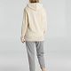 Толстовка с капюшоном унисекс Hoodie, светло-желтая с нанесением логотипа