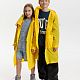 Дождевик детский RainDrop Kids, желтый с нанесением логотипа