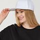 Бейсболка Snapback с прямым козырьком, белая с нанесением логотипа