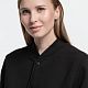 Бомбер Graduate, черный с нанесением логотипа