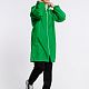 Дождевик Rainman Zip, зеленый с нанесением логотипа