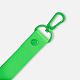 Застежка-карабин Snap Hook, M, зеленый неон с нанесением логотипа