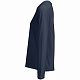 Футболка с длинным рукавом женская Monarch Women, темно-синяя (navy) с нанесением логотипа