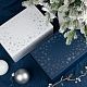 Коробка Snowlace, белая с нанесением логотипа