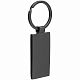 Брелок Gun Metal Rectangle ver.2, графитовый с нанесением логотипа