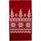 красный с молочно-белым