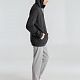 Толстовка с капюшоном унисекс Hoodie, серый меланж (антрацит) с нанесением логотипа