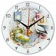 Часы стеклянные на заказ Time Wheel с нанесением логотипа