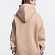Худи Kulonga Oversize, бежевое (песочное) с нанесением логотипа