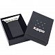 Зажигалка Zippo Slim Matt, матовая черная с нанесением логотипа