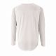 Футболка с длинным рукавом Sporty LSL Men, белая с нанесением логотипа