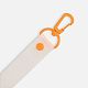 Застежка-карабин Snap Hook, M, оранжевый неон с нанесением логотипа