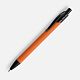 Ручка шариковая Undertone Black Soft Touch, оранжевая с нанесением логотипа